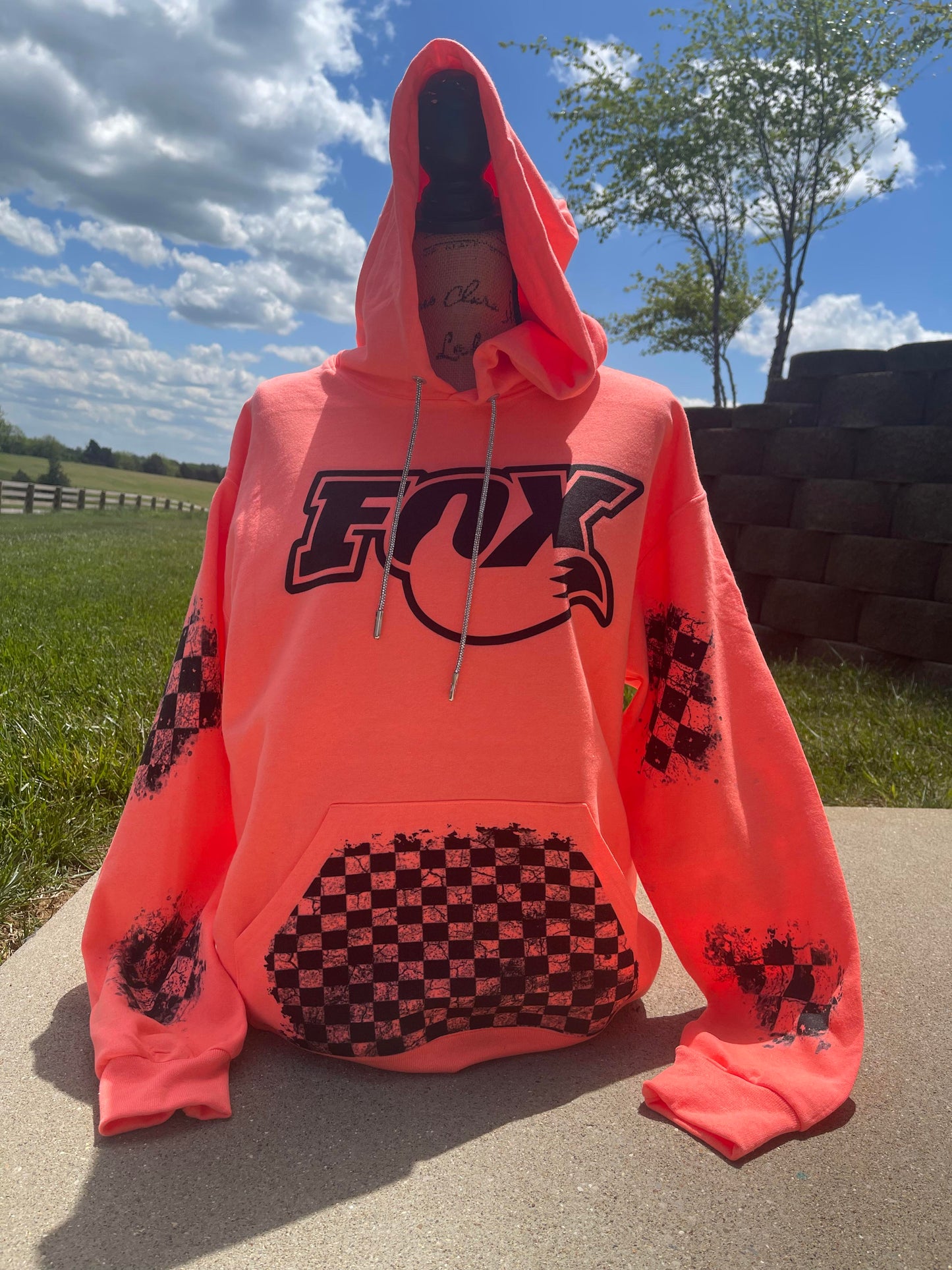 Fox Hoodie with Bling strings