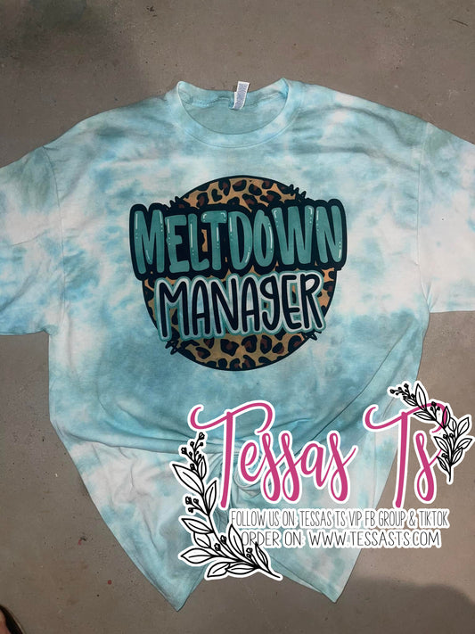 Meltdown Manager Mom Apparel Tee|sweatshirt