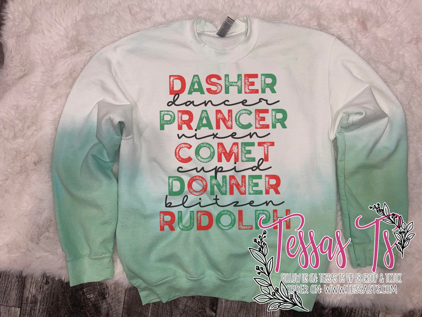 Reindeer Ombre Sweatshirt